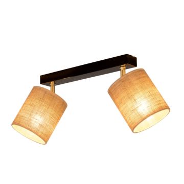 Stropní bodové svítidlo JUTE 2xE27/25W/230V