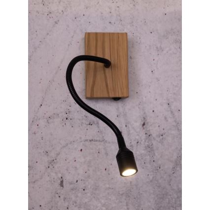 LED Nástěnné svítidlo LECTOR LED/2,5W/230V dub