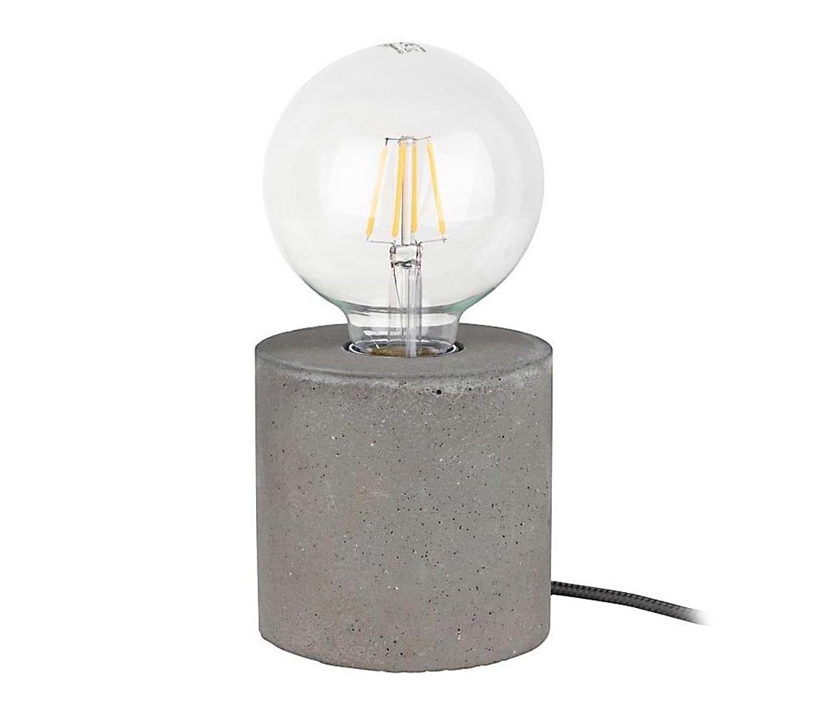 Spot-Light Spot-Light 6070936 - Stolní lampa STRONG ROUND 1xE27/25W/230V beton SP0608