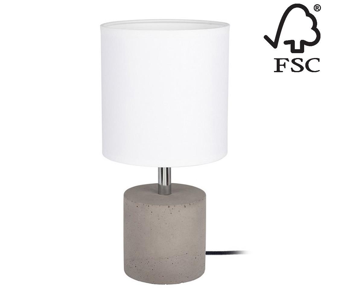 Spot-Light Spot-Light 6091936 - Stolní lampa STRONG ROUND 1xE27/25W/230V beton SP0612