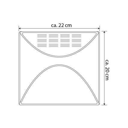 LED Solární domovní číslo LED/3x0,1W/2,4V IP44 – FSC certifikováno