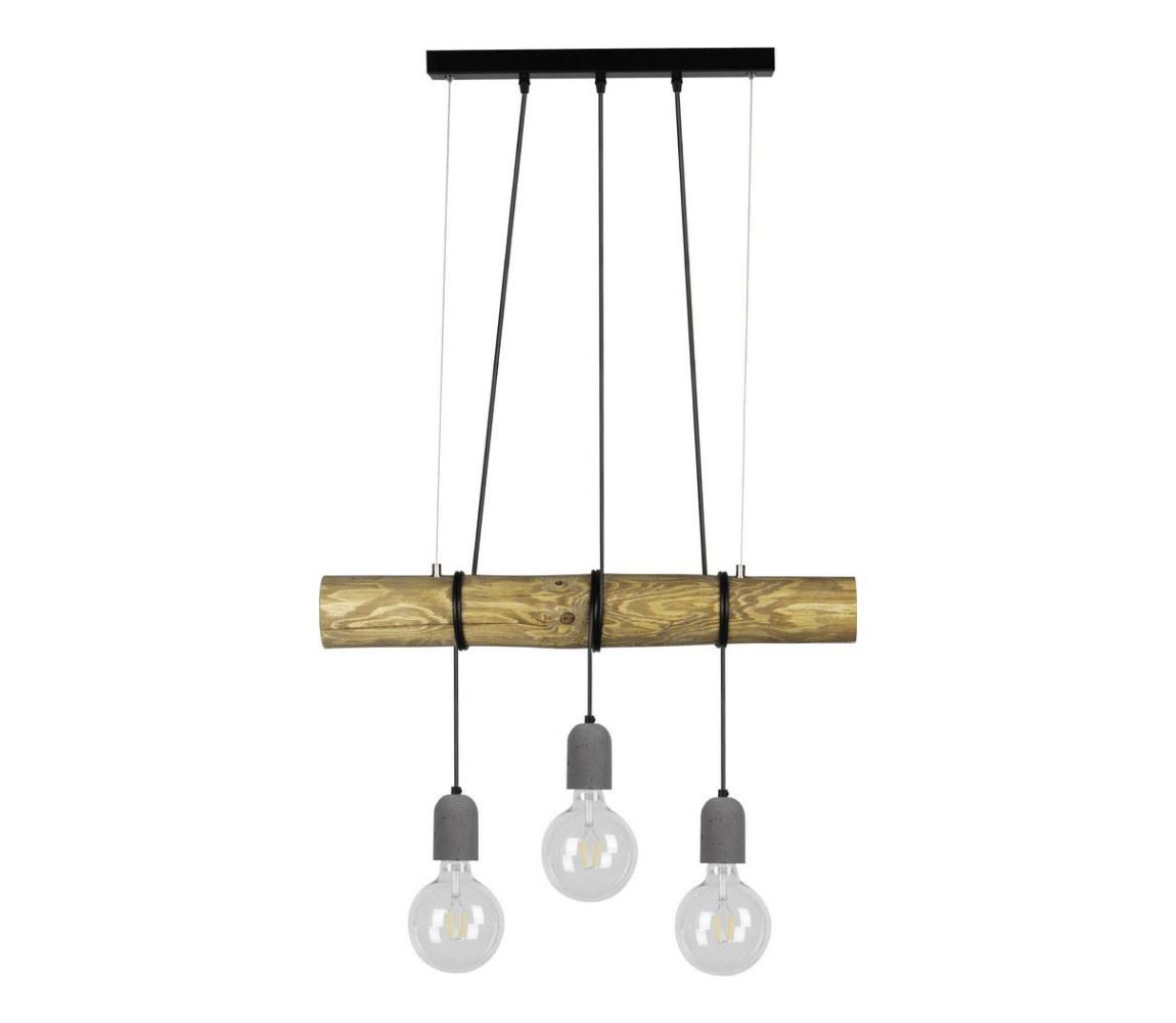 Spot-Light Spot-Light 68599304 - Lustr na lanku TRABO 3xE27/60W/230V borovice SP0315