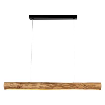 LED Stmívatelný lustr na lanku LUCAS LED/25,5W/230V borovice