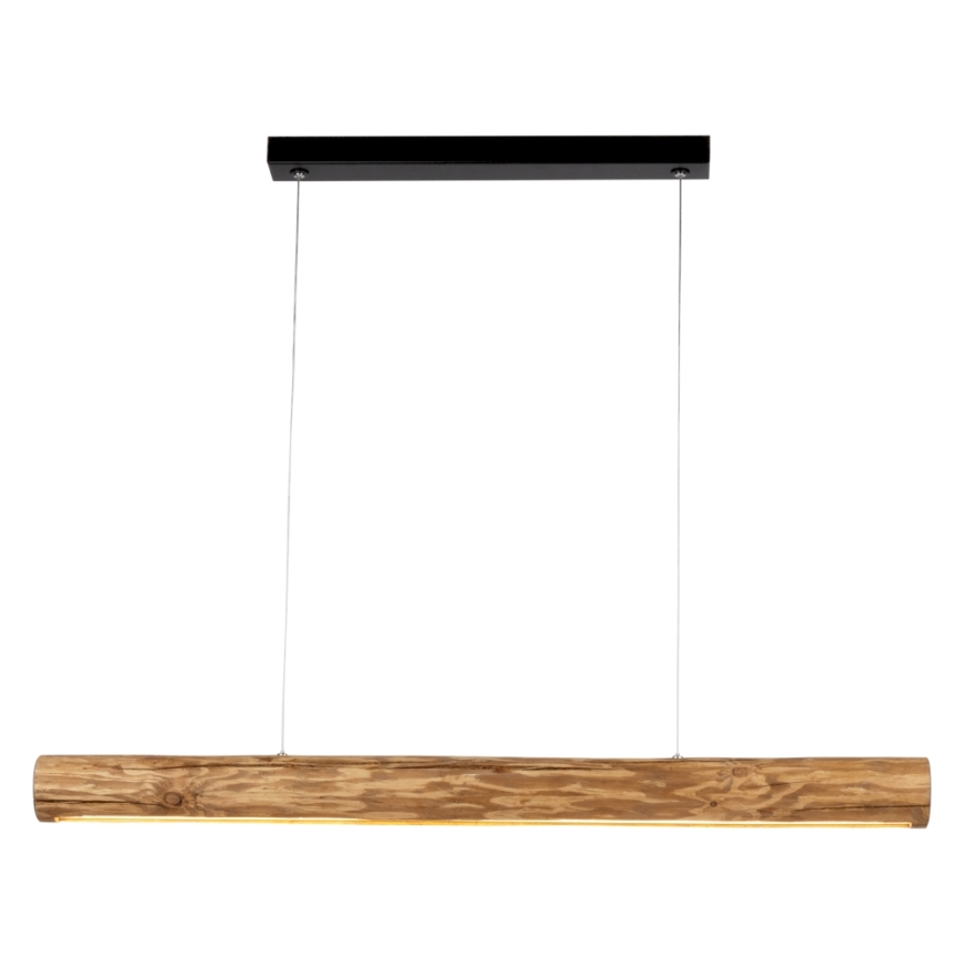 LED Stmívatelný lustr na lanku LUCAS LED/25,5W/230V borovice