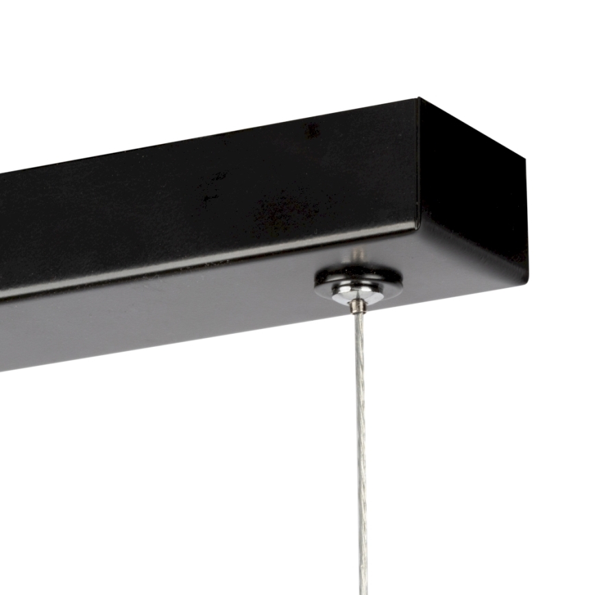 LED Stmívatelný lustr na lanku LUCAS LED/25,5W/230V borovice
