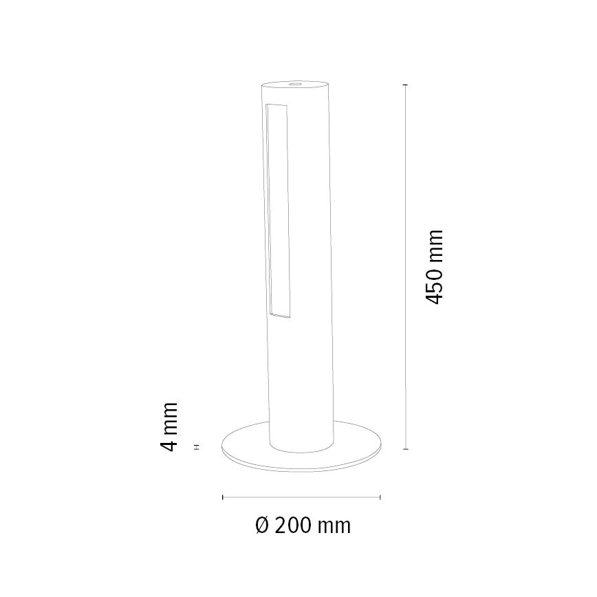 LED Stmívatelná stolní lampa CONOR LED/9W/230V dub