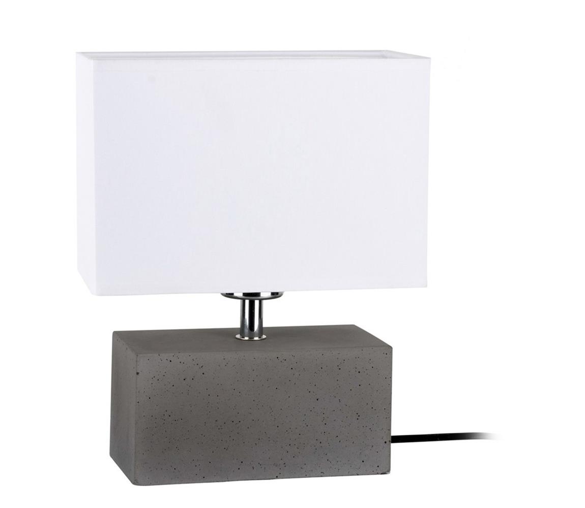 Spot-Light Spot-Light 7381936 - Stolní lampa STRONG DOUBLE 1xE27/25W/230V beton SP0616