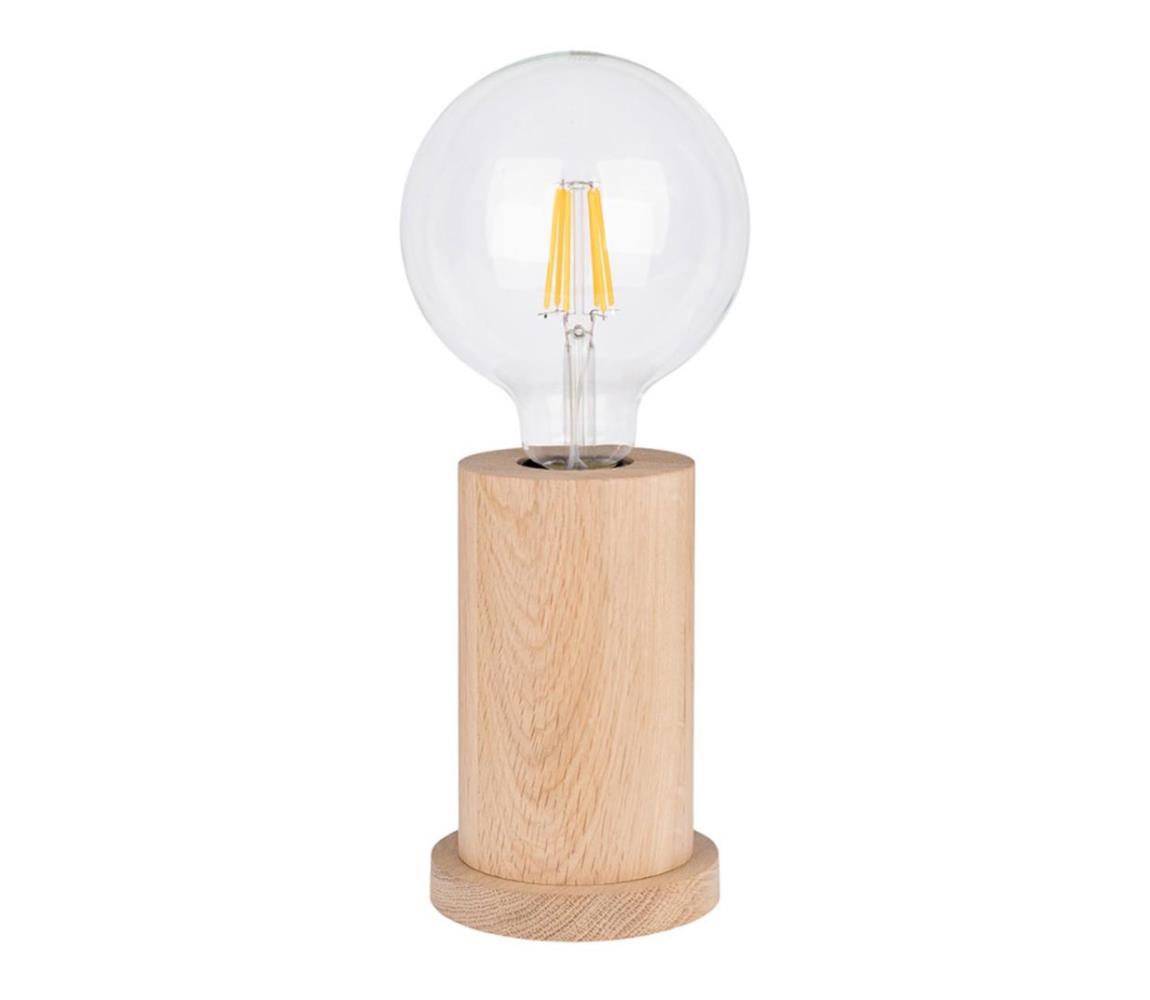 Spot-Light Spot-Light 7391174 - Stolní lampa TASSE 1xE27/25W/230V dub SP0855