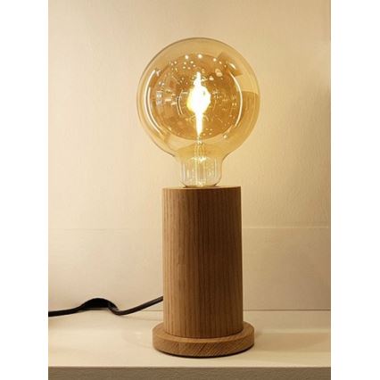 Stolní lampa TASSE 1xE27/25W/230V dub