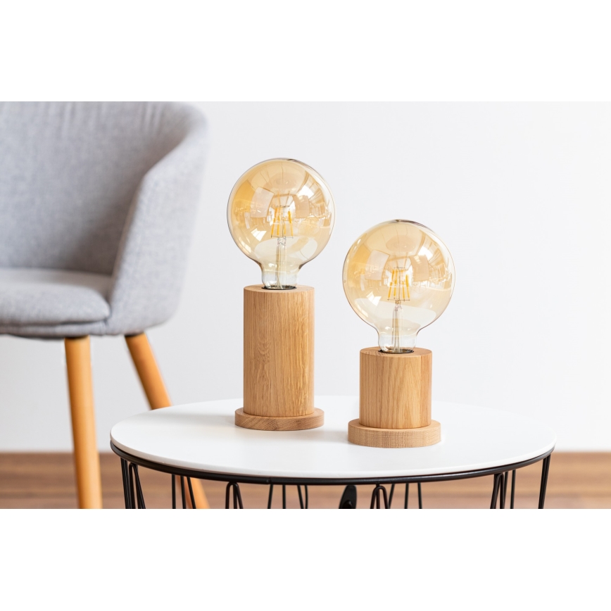Stolní lampa TASSE 1xE27/25W/230V dub