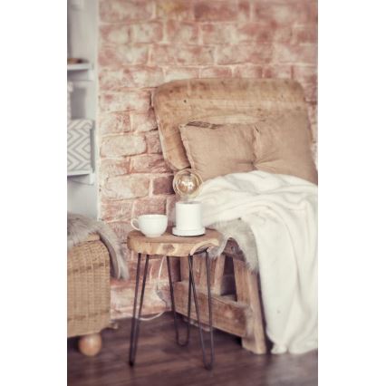 Stolní lampa TASSE 1xE27/25W/230V buk