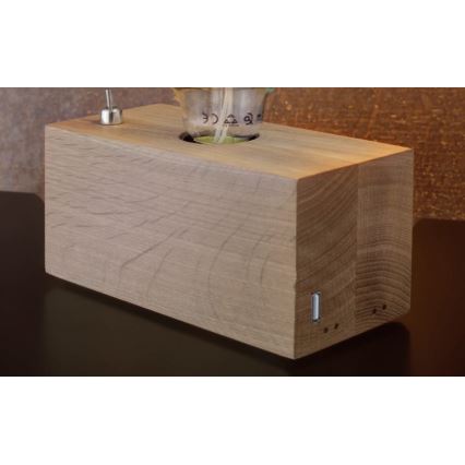 Stolní lampa THEO 1xE27/25W/230V bříza