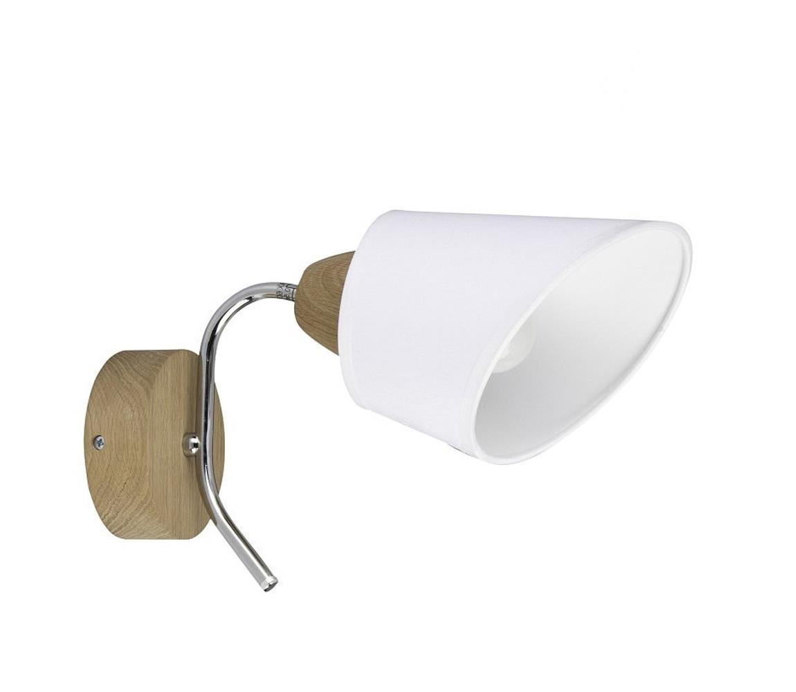 Spot-Light Spot-Light 8341174 - Nástěnné svítidlo METTE 1xE27/40W/230V dub SP0439