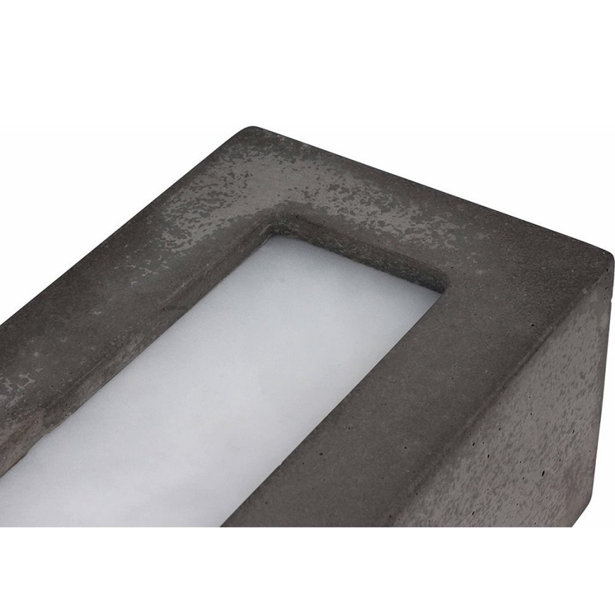 Nástěnné svítidlo BLOCK 1xE27/40W/230V beton