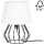 Spot-Light - Stolní lampa MANGOO 1xE27/40W/230V bílá/černá – FSC certifikováno