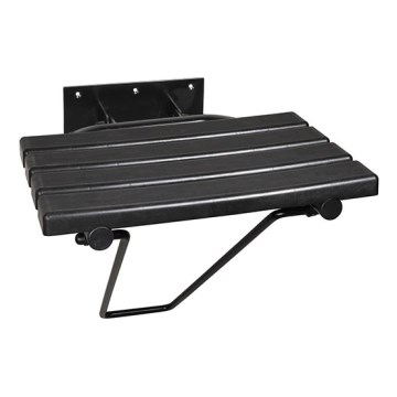 Sprchové sedátko 44x46 cm černá