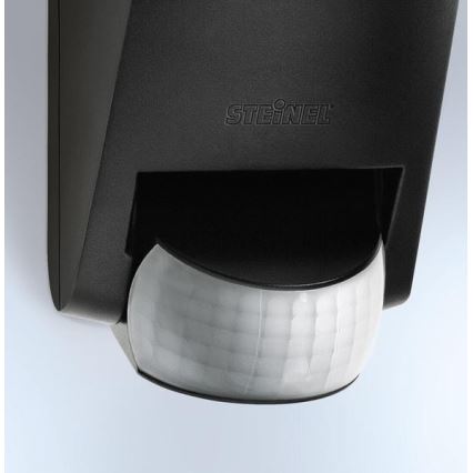 STEINEL 005535 - Venkovní nástěnné svítidlo se senzorem L585S 1xE27/60W černá IP44