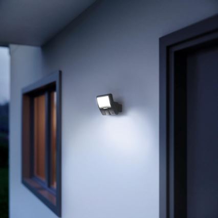 Steinel 012076 - LED Venkovní nástěnné svítidlo s čidlem XLED curved LED/10,5W/230V IP44
