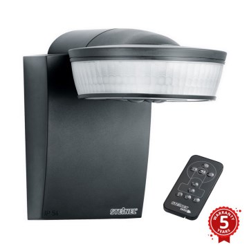 STEINEL 029609 - Venkovní senzor pohybu sensIQ KNX antracit IP54 + dálkové ovládání