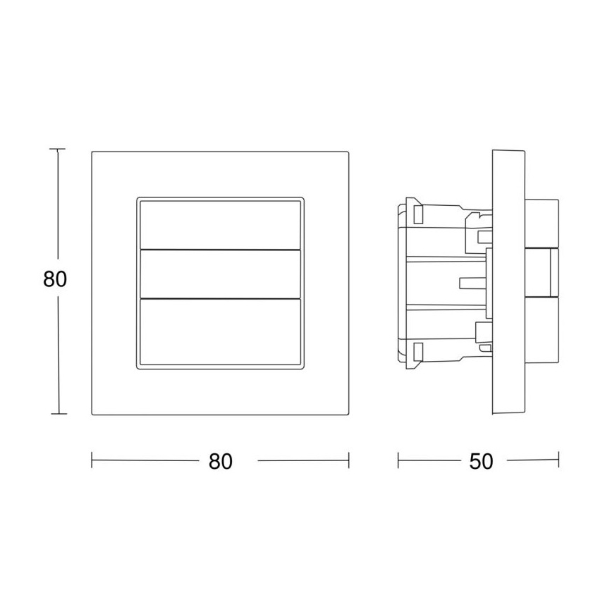 STEINEL 032883 - Senzor pohybu HF180 COM1 230V bílý