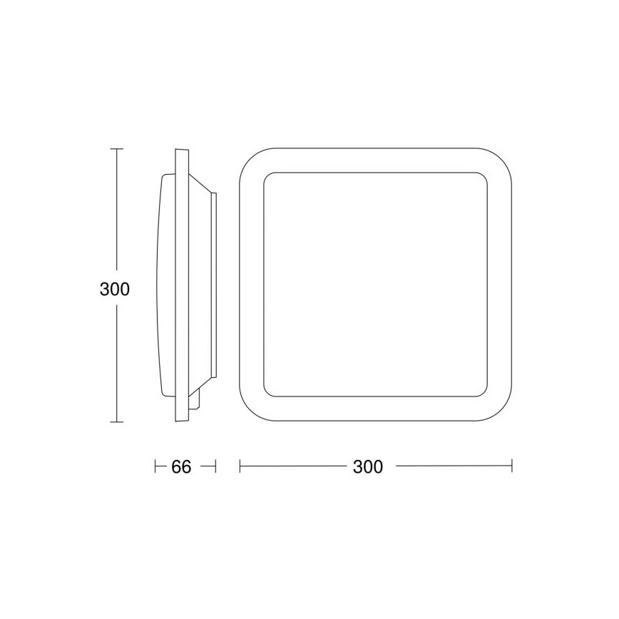 Steinel 052522 - LED Stropní svítidlo se senzorem RS LED/9,5W/230V