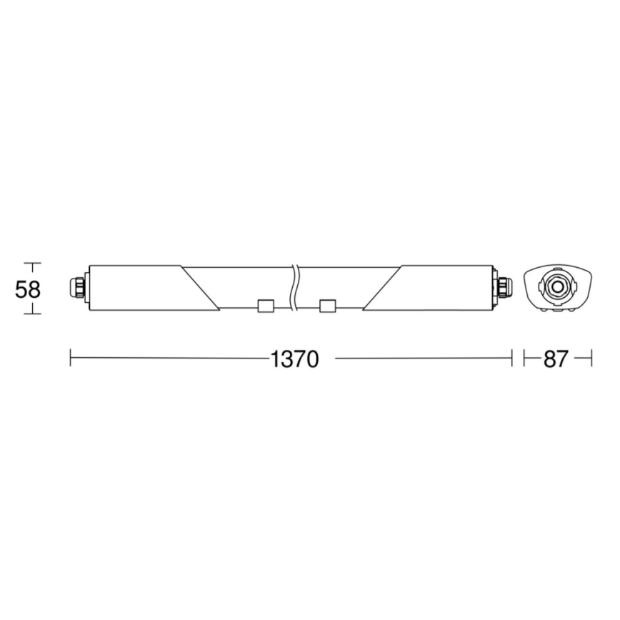 Steinel 052911 - LED Chytré zářivkové svítidlo se senzorem RS PRO LED/30W/230V IP66