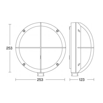 Steinel 053093 - LED Venkovní svítidlo se senzorem L 331 LED/9W/230V IP44