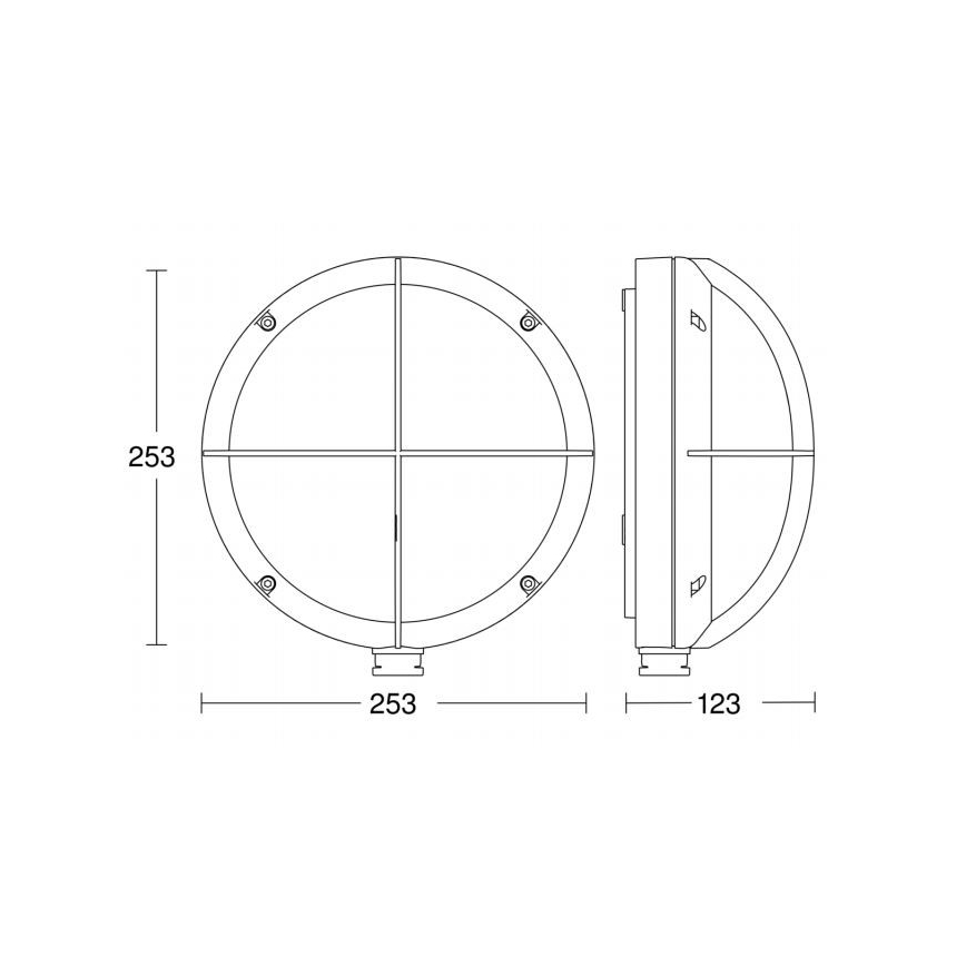 Steinel 053093 - LED Venkovní svítidlo se senzorem L 331 LED/9W/230V IP44