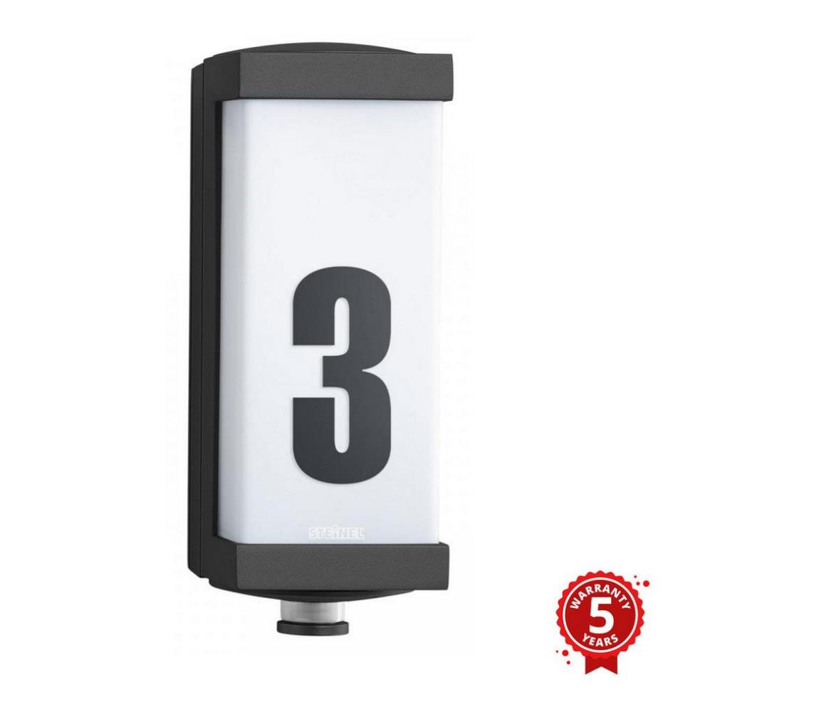 Steinel STEINEL 053116- LED Venkovní nástěnné svítidlo se senzorem L666 LED/9W/230V IP44 ST053116