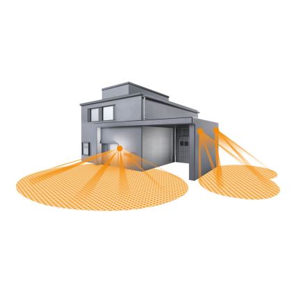 STEINEL 053116 - LED Venkovní nástěnné svítidlo se senzorem L666 LED/9W/230V IP44