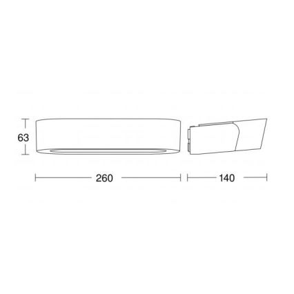 Steinel 053161 - LED Venkovní svítidlo se soumrakovým spínačem LN 710 LED/8,5W/230V IP44 antracit