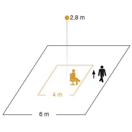 Steinel 053789 - Senzor pohybu IR QUATTRO MICRO COM1