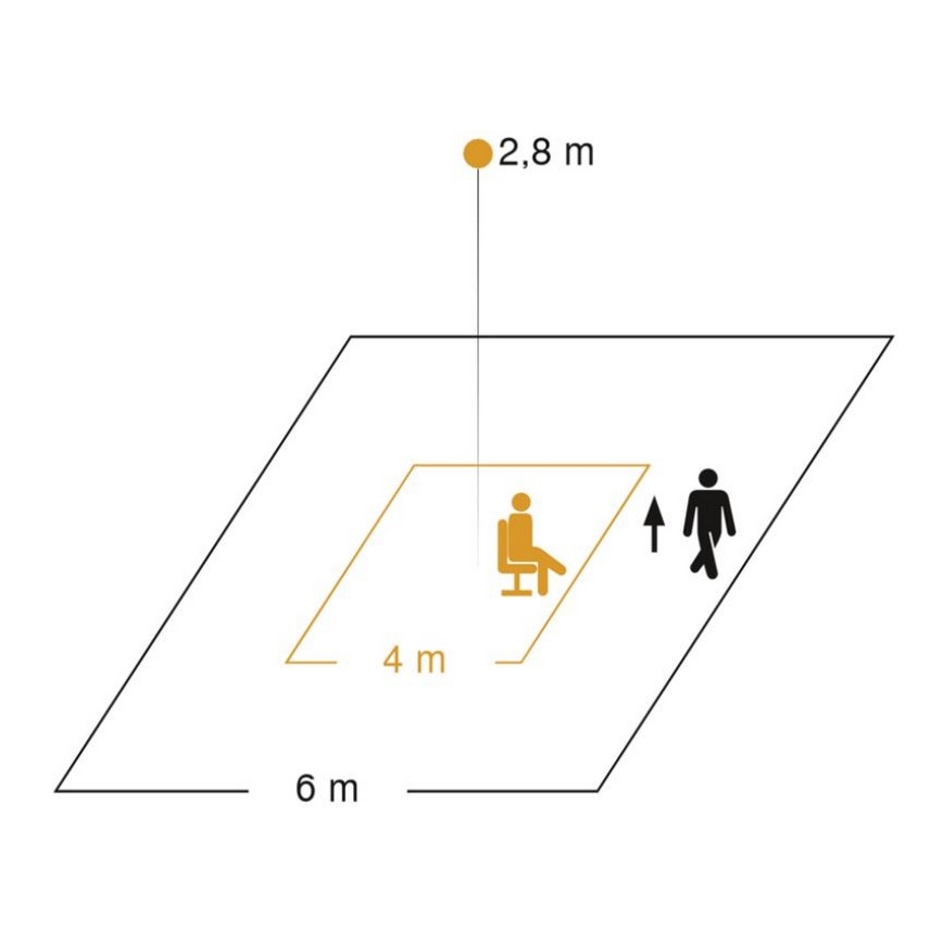 Steinel 053789 - Senzor pohybu IR QUATTRO MICRO COM1