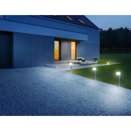 Steinel 055479 - LED Stmívatelná venkovní lampa se senzorem CUBO LED/9,5W/230V IP44 antracit