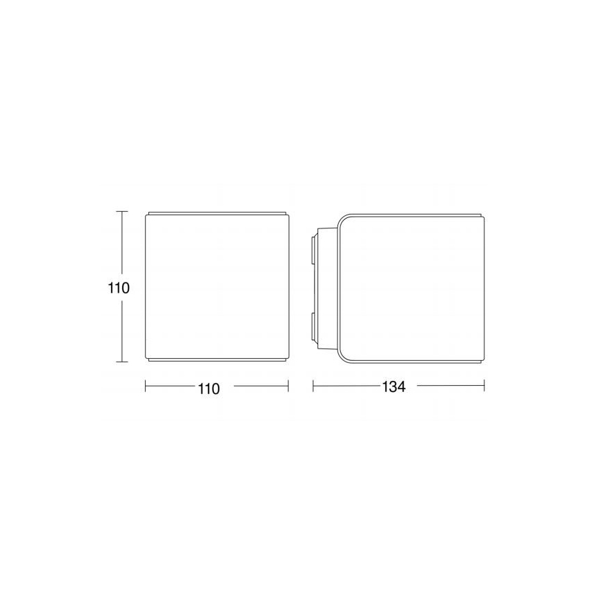 Steinel 055547 - LED Venkovní svítidlo se senzorem L 840 LED/9,5W/230V IP44 stříbrná