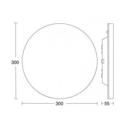 Steinel 057046 - LED Stropní svítidlo se senzorem RS PRO LED/9W/230V IP40 4000K