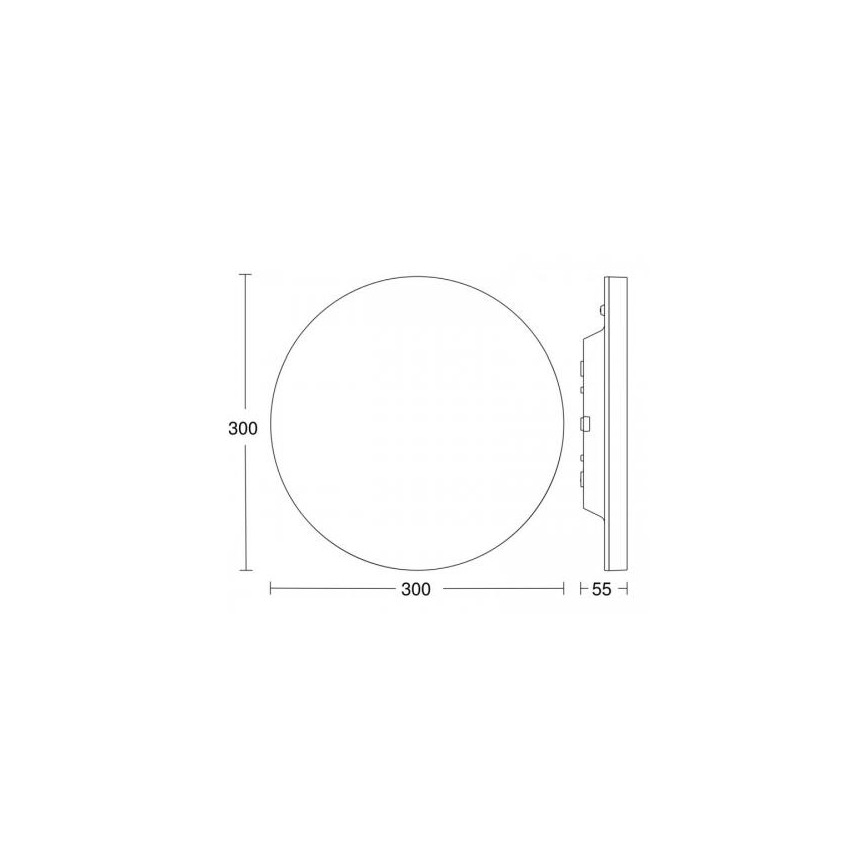 Steinel 057046 - LED Stropní svítidlo se senzorem RS PRO LED/9W/230V IP40 4000K