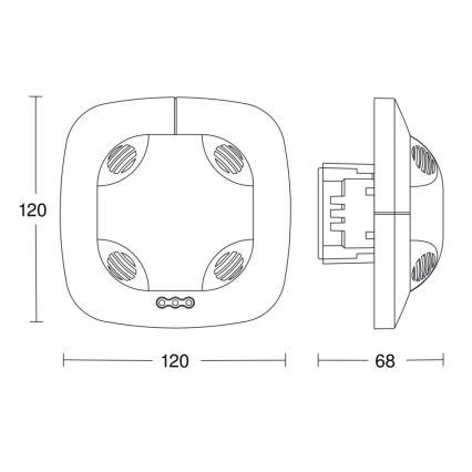 Steinel 057473 - Prezenční hlásič DualTech DALI-2 bílá