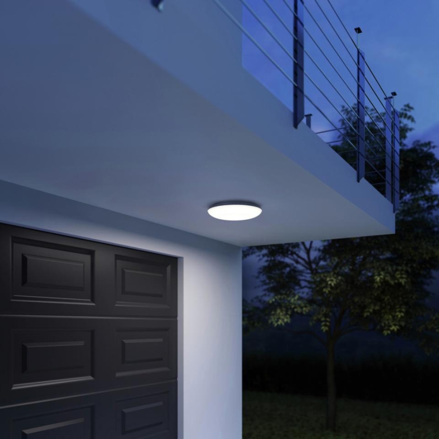 STEINEL 057589 - LED Venkovní stropní svítidlo se senzorem QUATTRO LED/14W/230V IP54 4000K