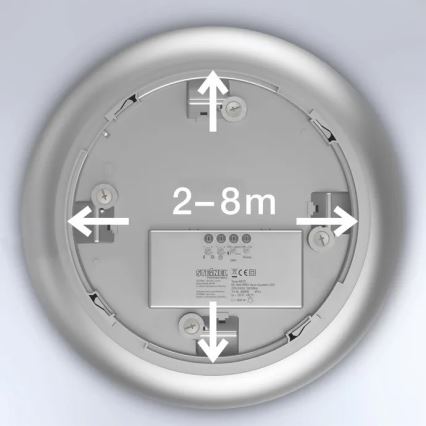 STEINEL 057589 - LED Venkovní stropní svítidlo se senzorem QUATTRO LED/14W/230V IP54 4000K