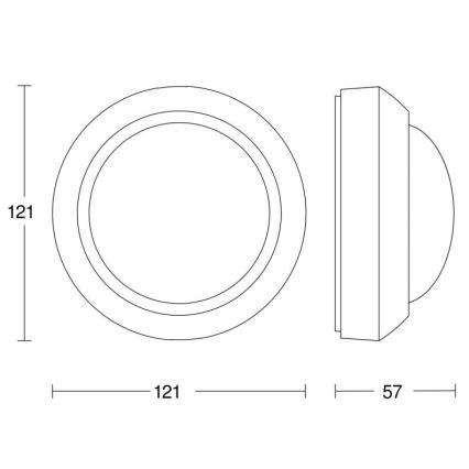Steinel 057770 - Venkovní senzor pohybu ECO IP54