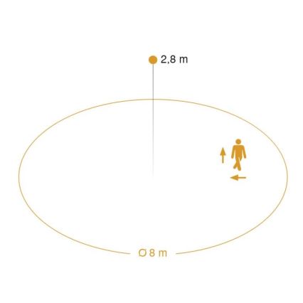Steinel 057800 - LED Stropní svítidlo se senzorem RS PRO LED/15W/230V 4000K