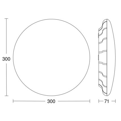 Steinel 057800 - LED Stropní svítidlo se senzorem RS PRO LED/15W/230V 4000K