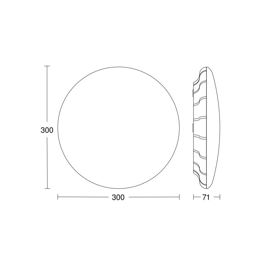STEINEL 057817 - LED Stropní svítidlo se senzorem LED/15W/230V