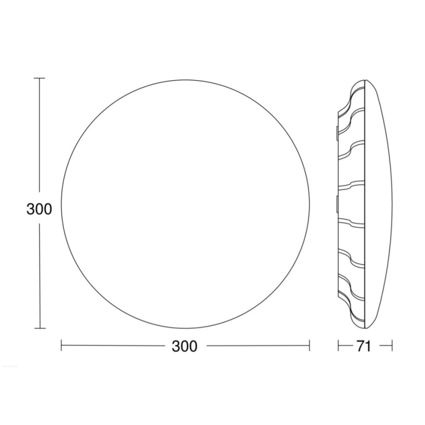 Steinel 057831 - LED Stropní svítidlo se senzorem RS PRO LED/15W/230V 3000K