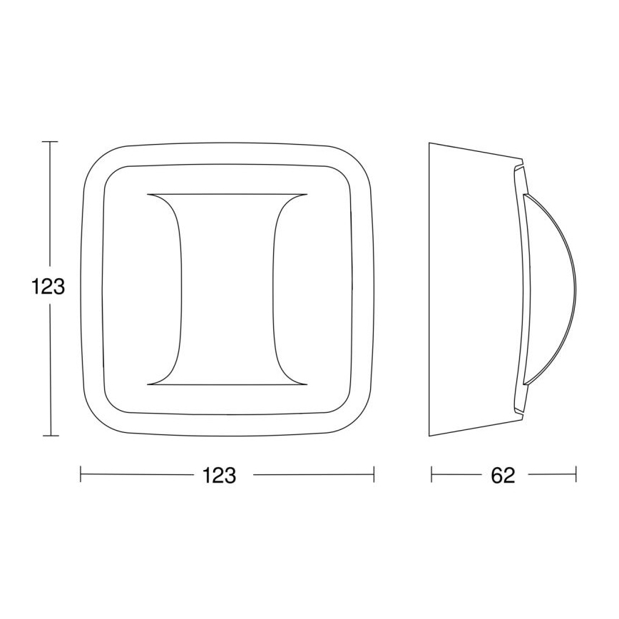 Steinel 057978 - Prezenční hlásič Hallway COM1 IP54 bílá