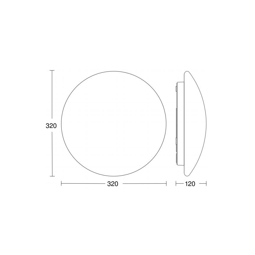 Steinel 058586 - LED Koupelnové stropní svítidlo se senzorem RS PRO LED/16W/230V IP54