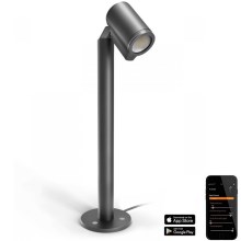 Steinel 058678 - LED Venkovní lampa se soumrakovým senzorem SPOT WAY 1xGU10/7,86W/230V IP44 antracit