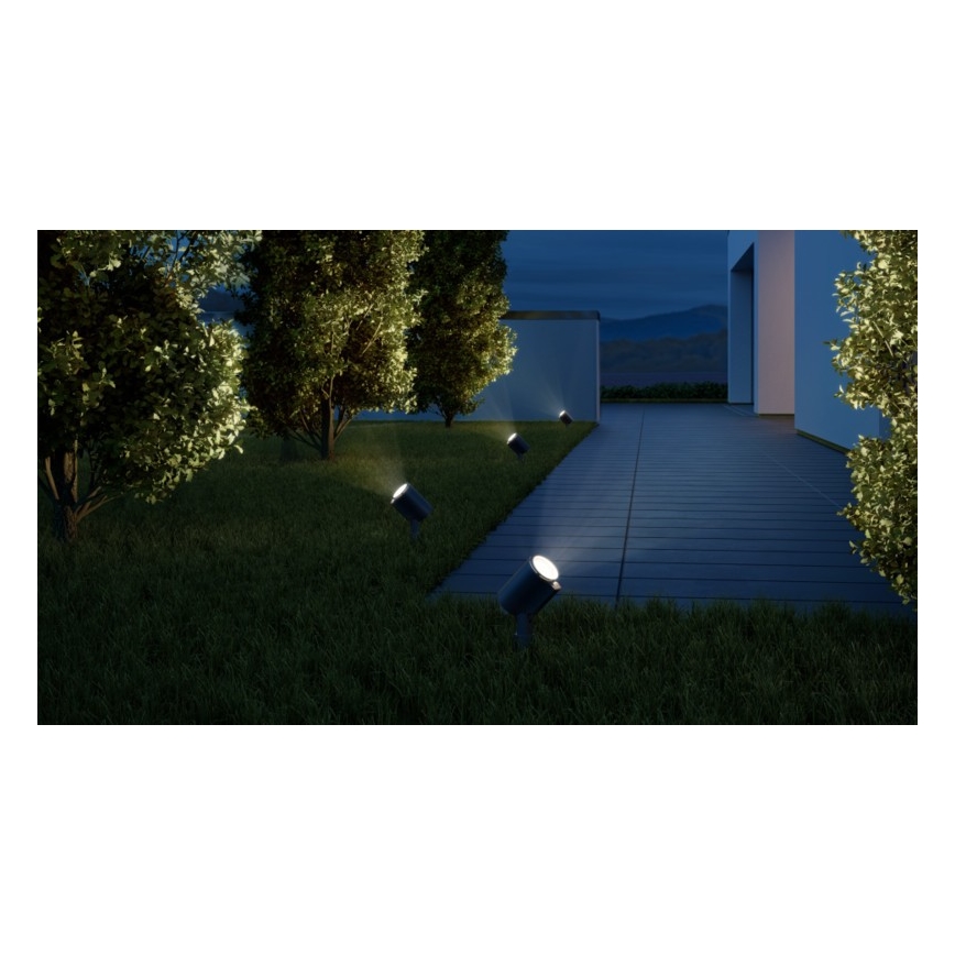 STEINEL 058685 - LED Venkovní lampa se senzorem SPOT GARDEN 1xGU10/7W/230V IP44