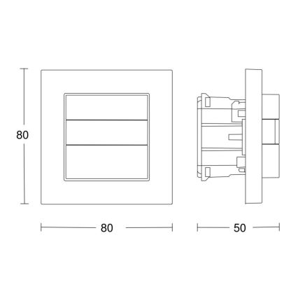 Steinel 059460 - Senzor pohybu HF 180 KNX bílá